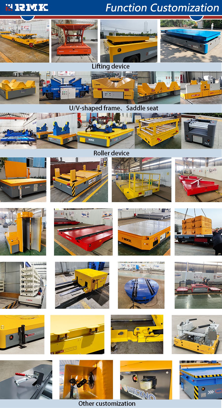 Self propelled electric transfer trolley Self propelled electric transfer trolley